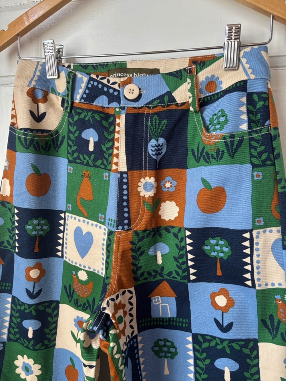 PRINCESS HIGHWAY COTTAGE PATCHWORK JEAN PANTS - Picture 3 of 8
